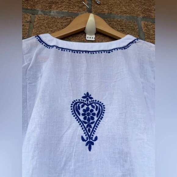 Sevya Handmade Parama Embroidered Caftan One Size - Picture 8 of 10
